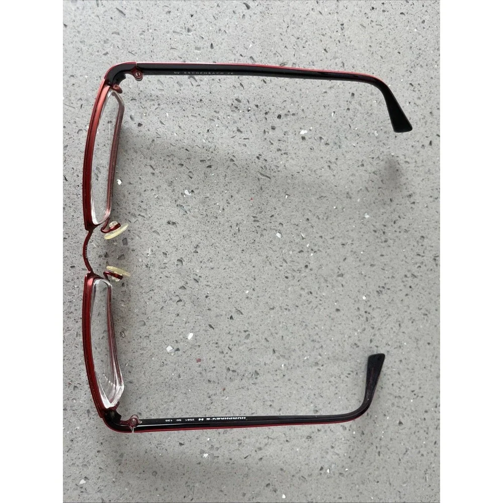 Humphrey's By Eschenbach H 2581 50 Eyeglasses Frames ONLY 49-19-135 red full rim